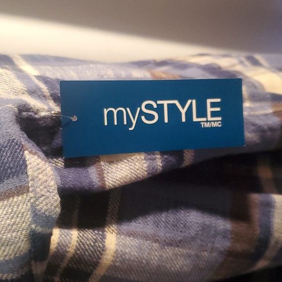 NWT MyStyle Plaid shirt - Picture 2 of 6